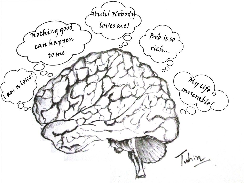 A typical negative mind